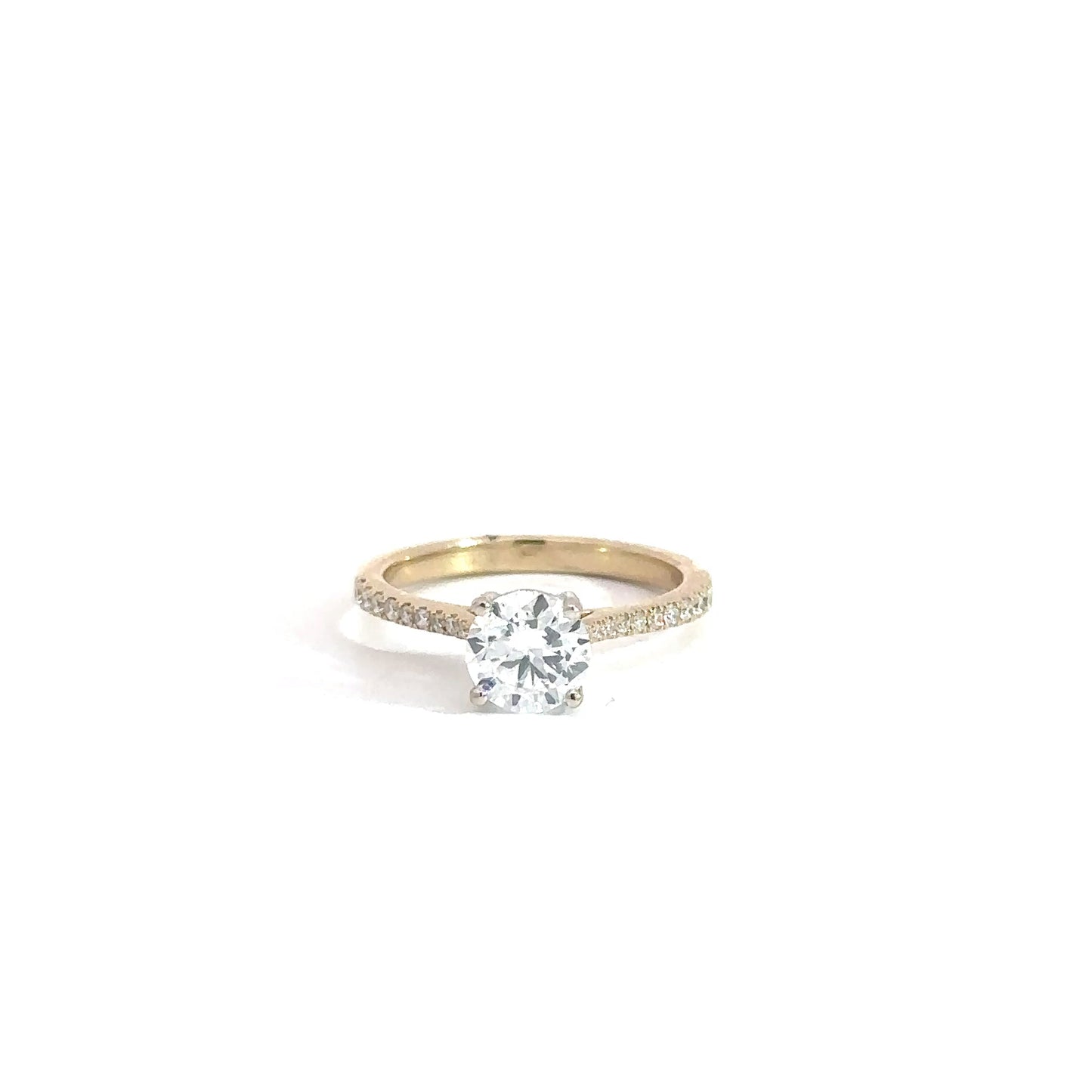 14k Yellow Gold 1.16cttw Lab Grown Diamond Engagement Ring