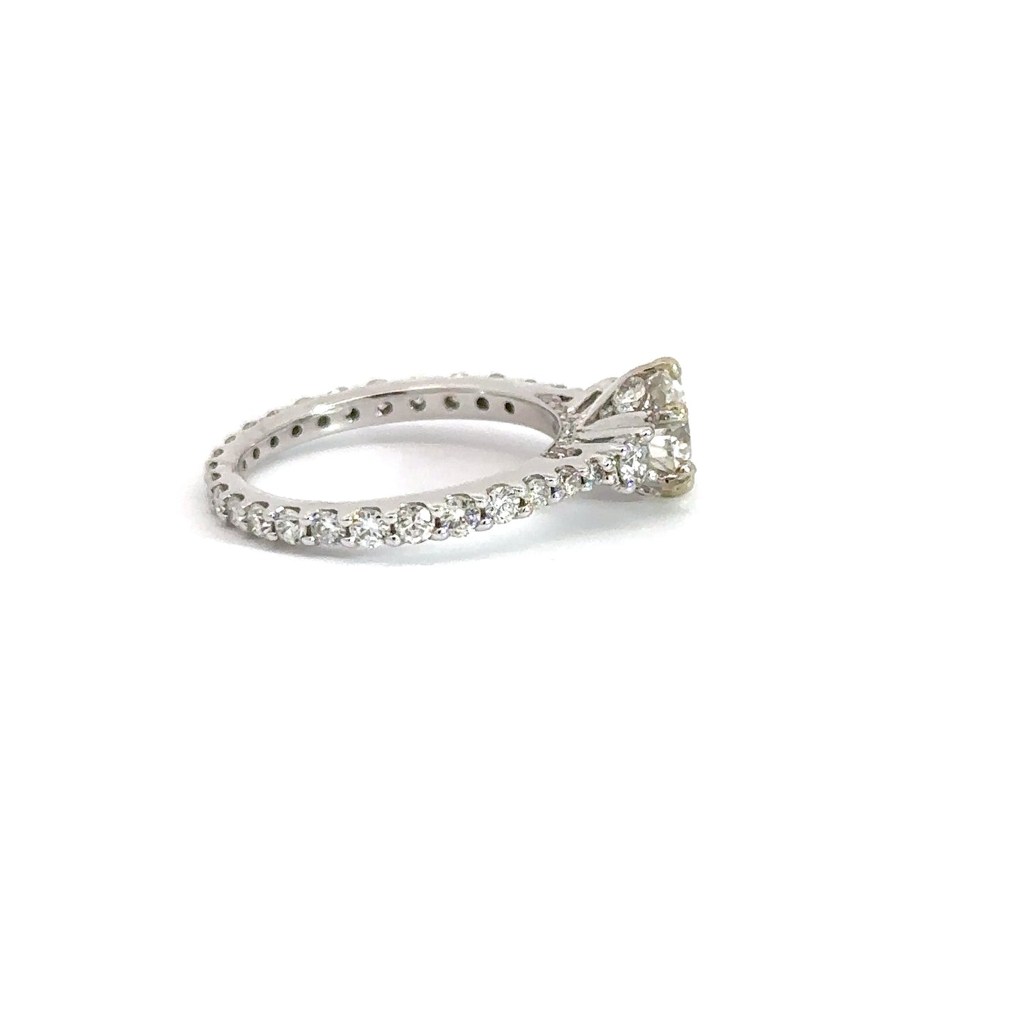 14k White Gold 1.25cttw Diamond Engagement Ring