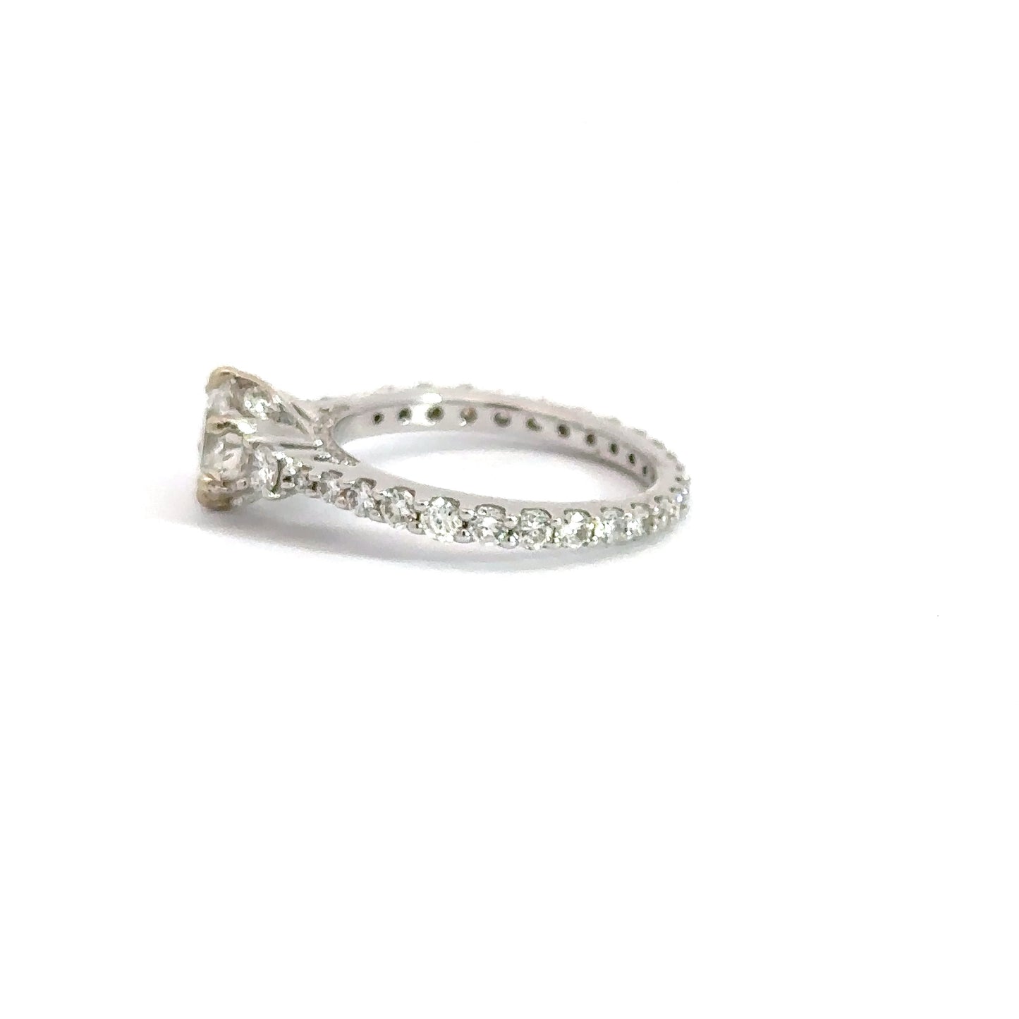 14k White Gold 1.25cttw Diamond Engagement Ring