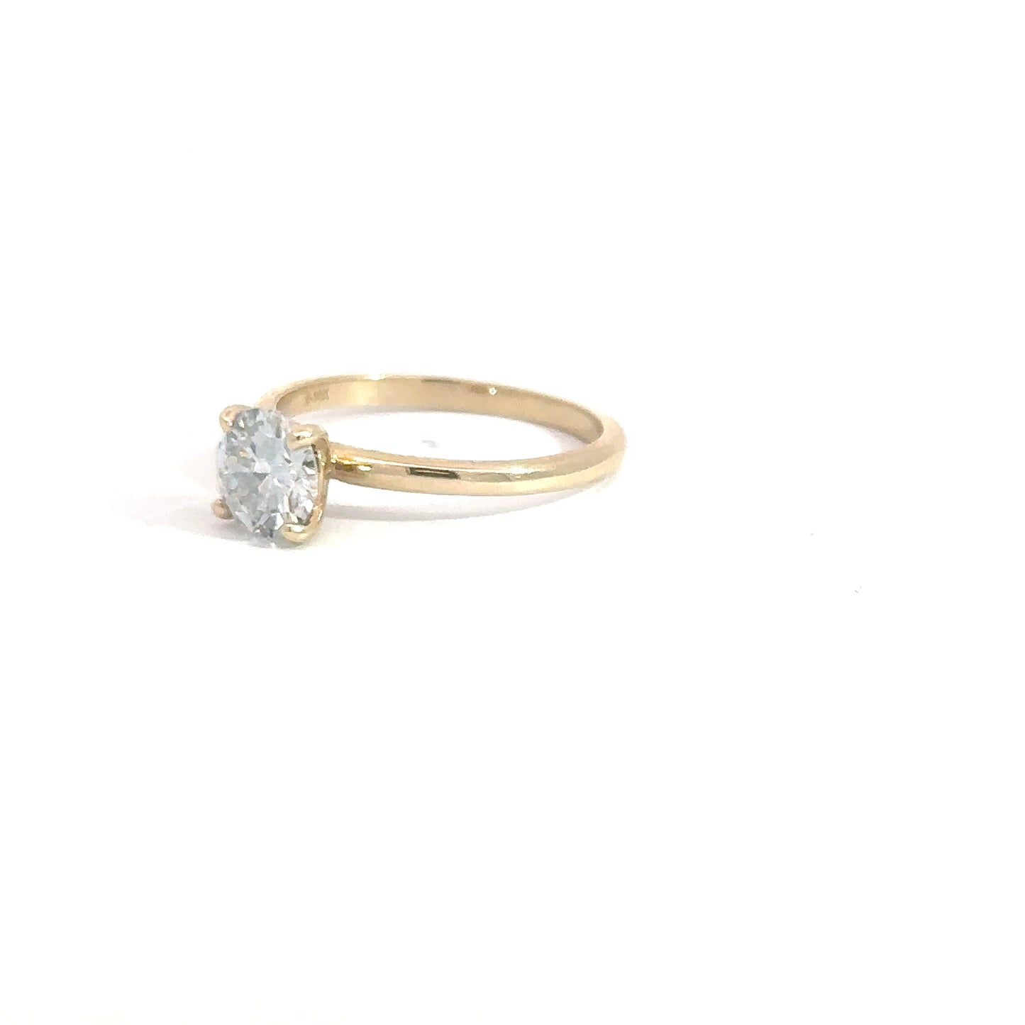 14k Yellow Gold 1ct Lab Grown Diamond Engagement Ring