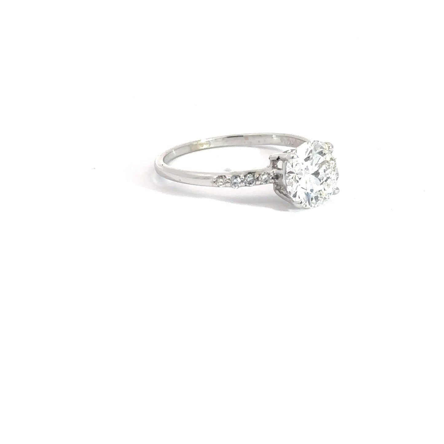 14k White Gold Lab Grown Diamond Engagement Ring 1.71cttw