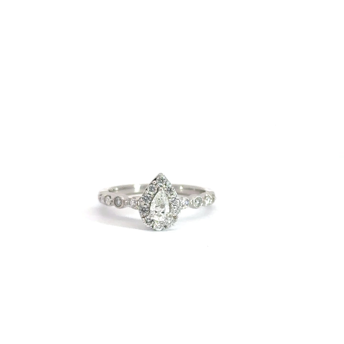 14k White Gold 1cttw Diamond Engagement Ring