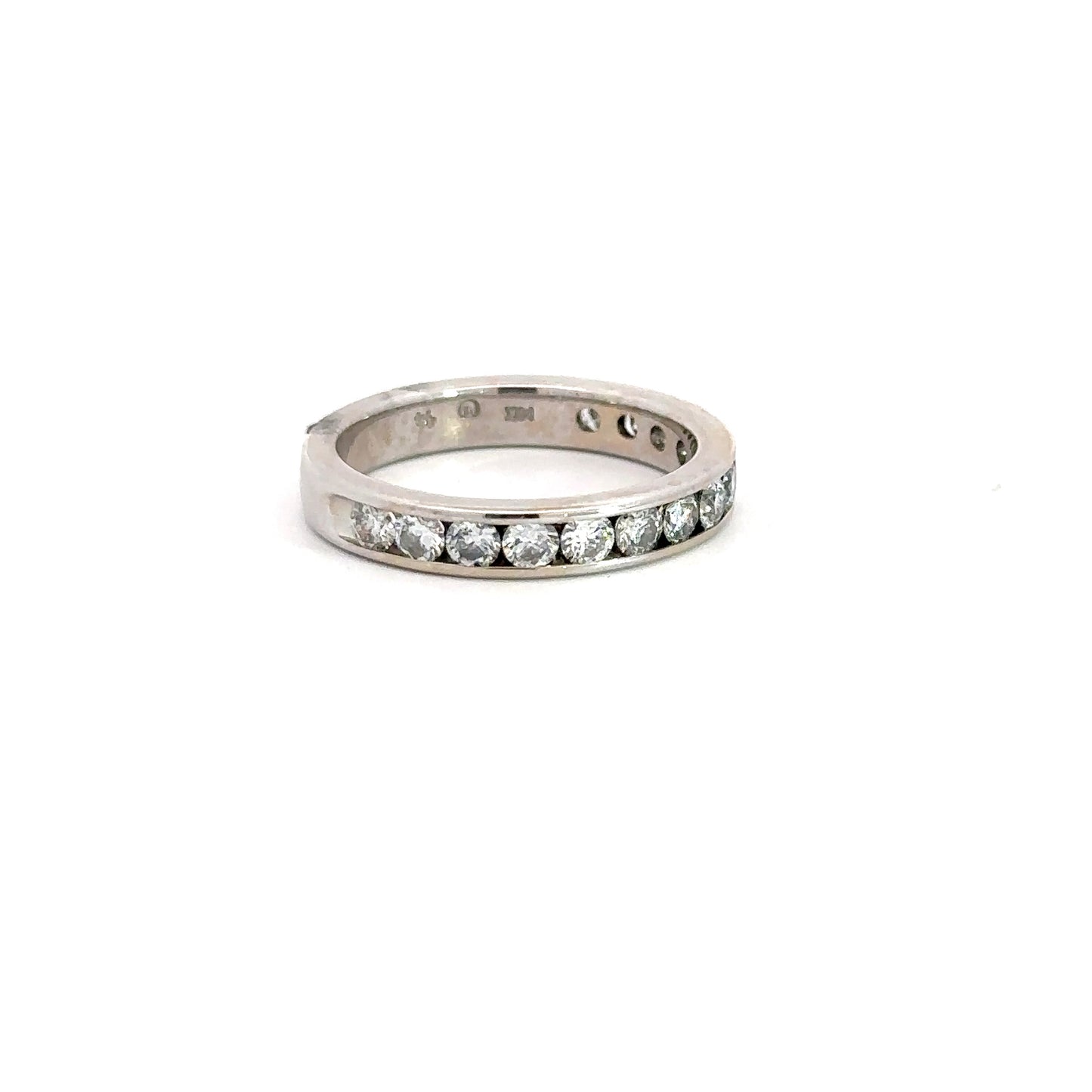 14k White Gold 1cttw Diamond Band