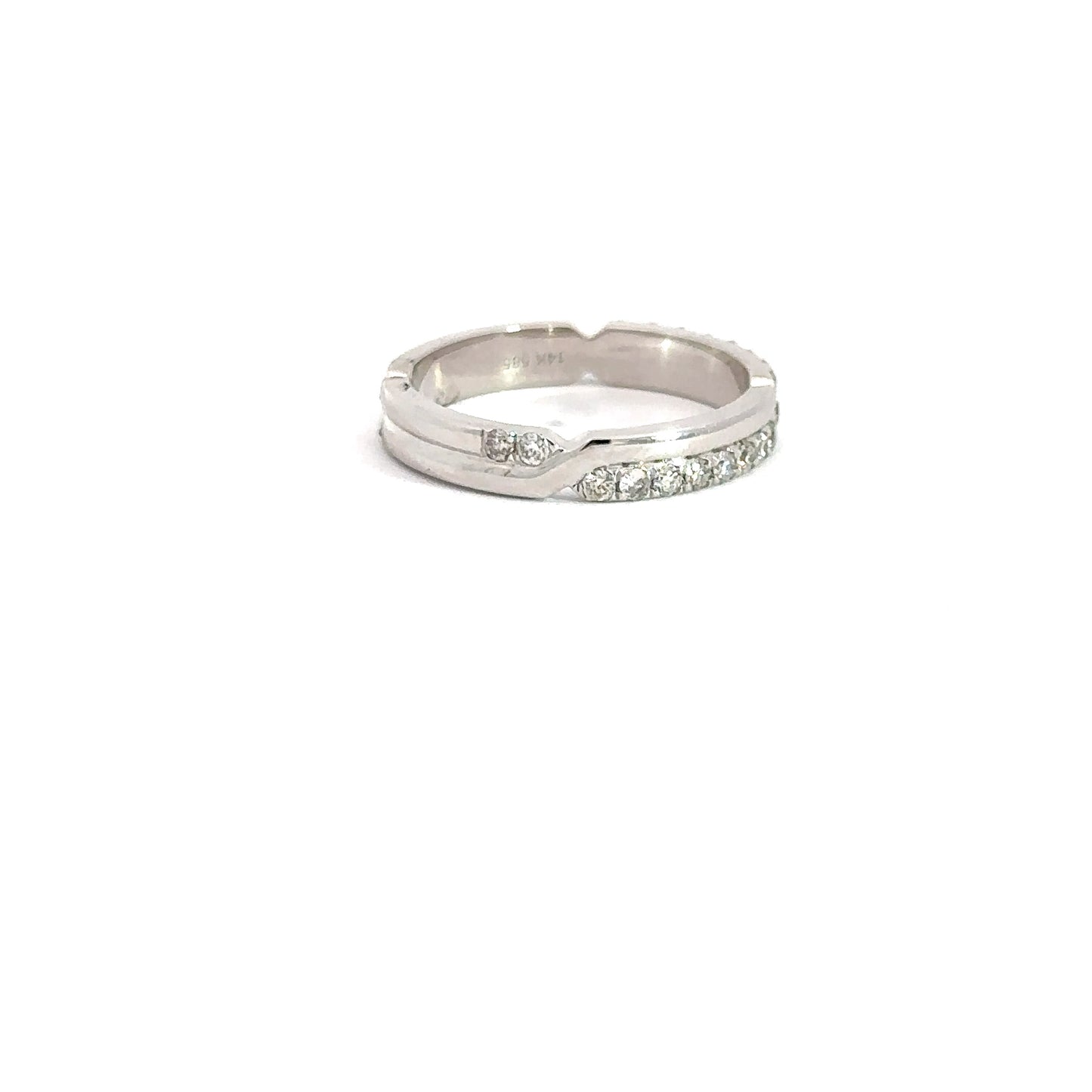 14k White Gold Diamond Ring