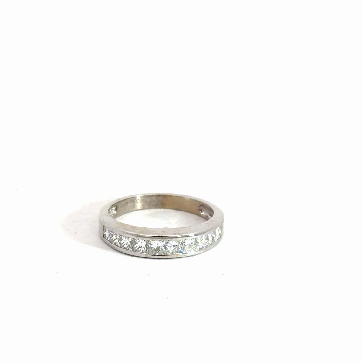 14k Princess Cut Channel Set Diamond Band 1.50cttw