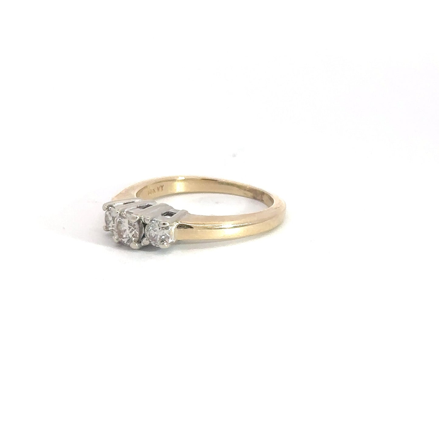 14k Yellow Gold .50cttw Diamond Engagement Ring