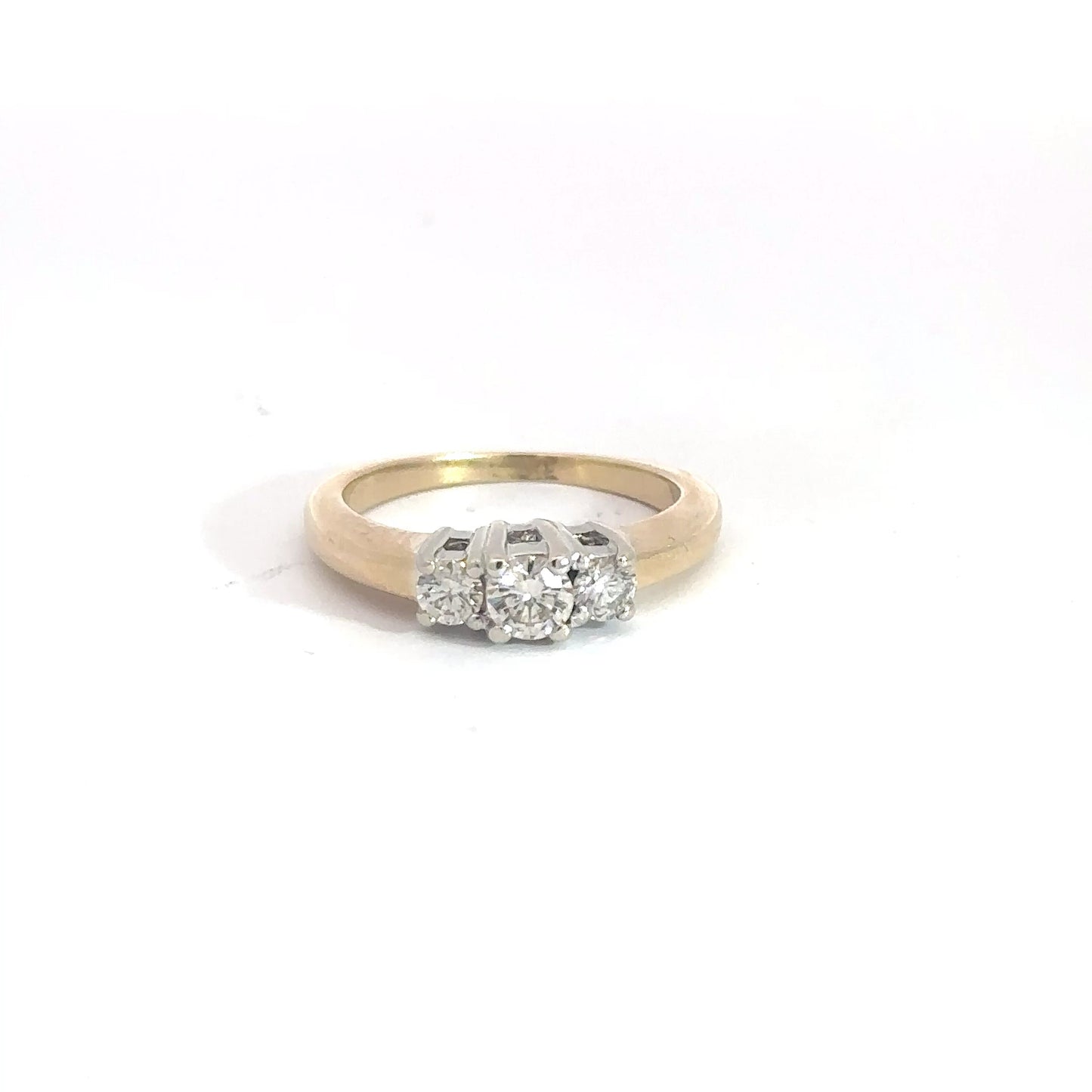 14k Yellow Gold .50cttw Diamond Engagement Ring