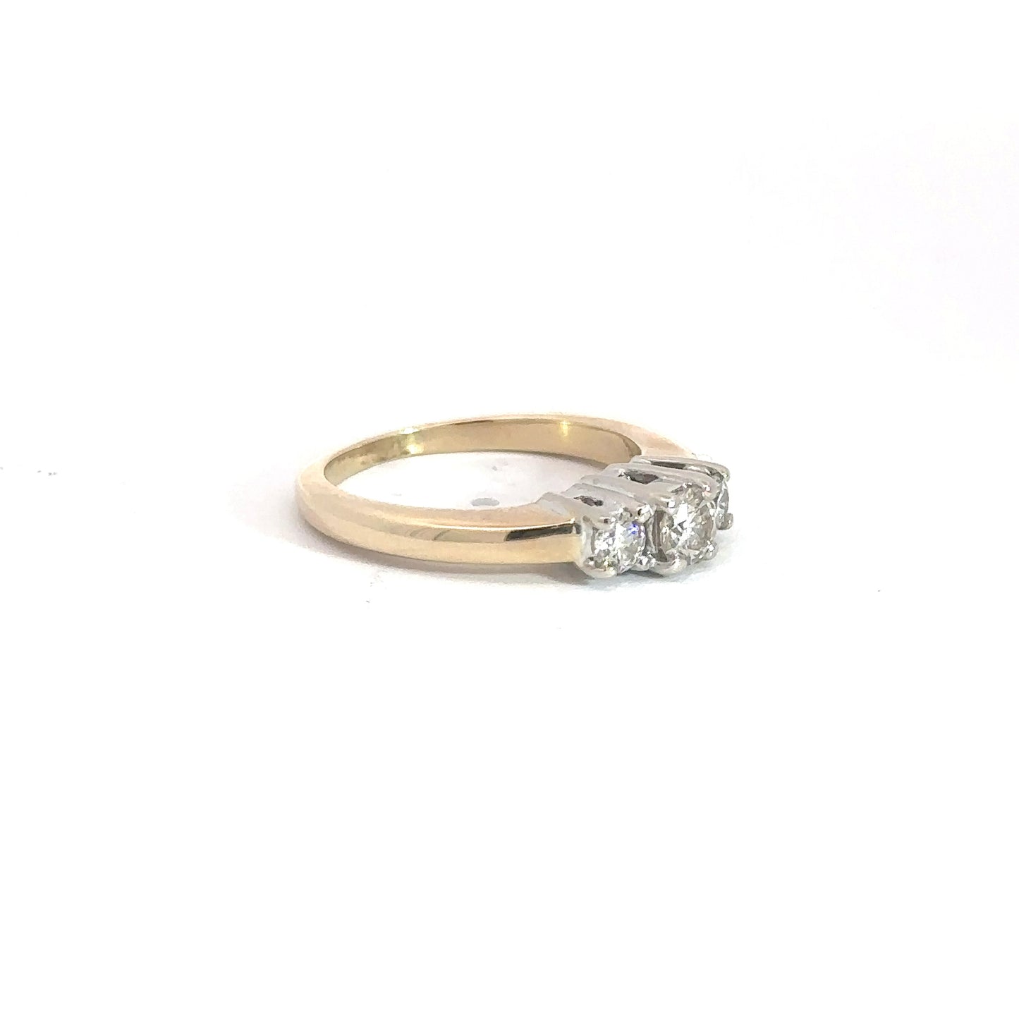 14k Yellow Gold .50cttw Diamond Engagement Ring