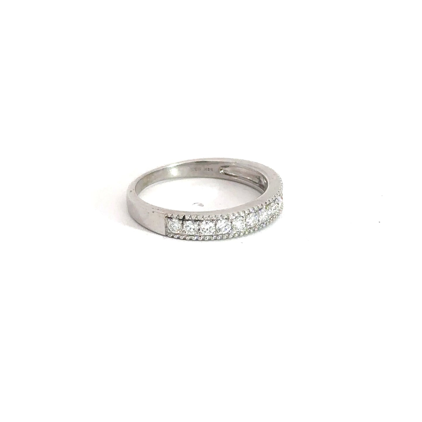 Lady's 14k White Gold .38cttw Diamond Band