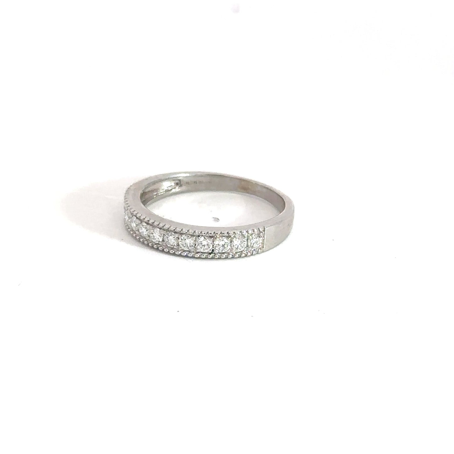 Lady's 14k White Gold .38cttw Diamond Band