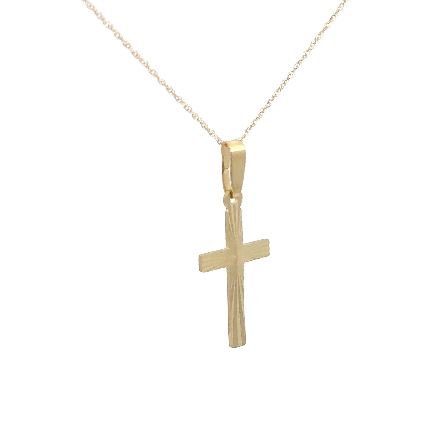 14k Yellow Gold Cross