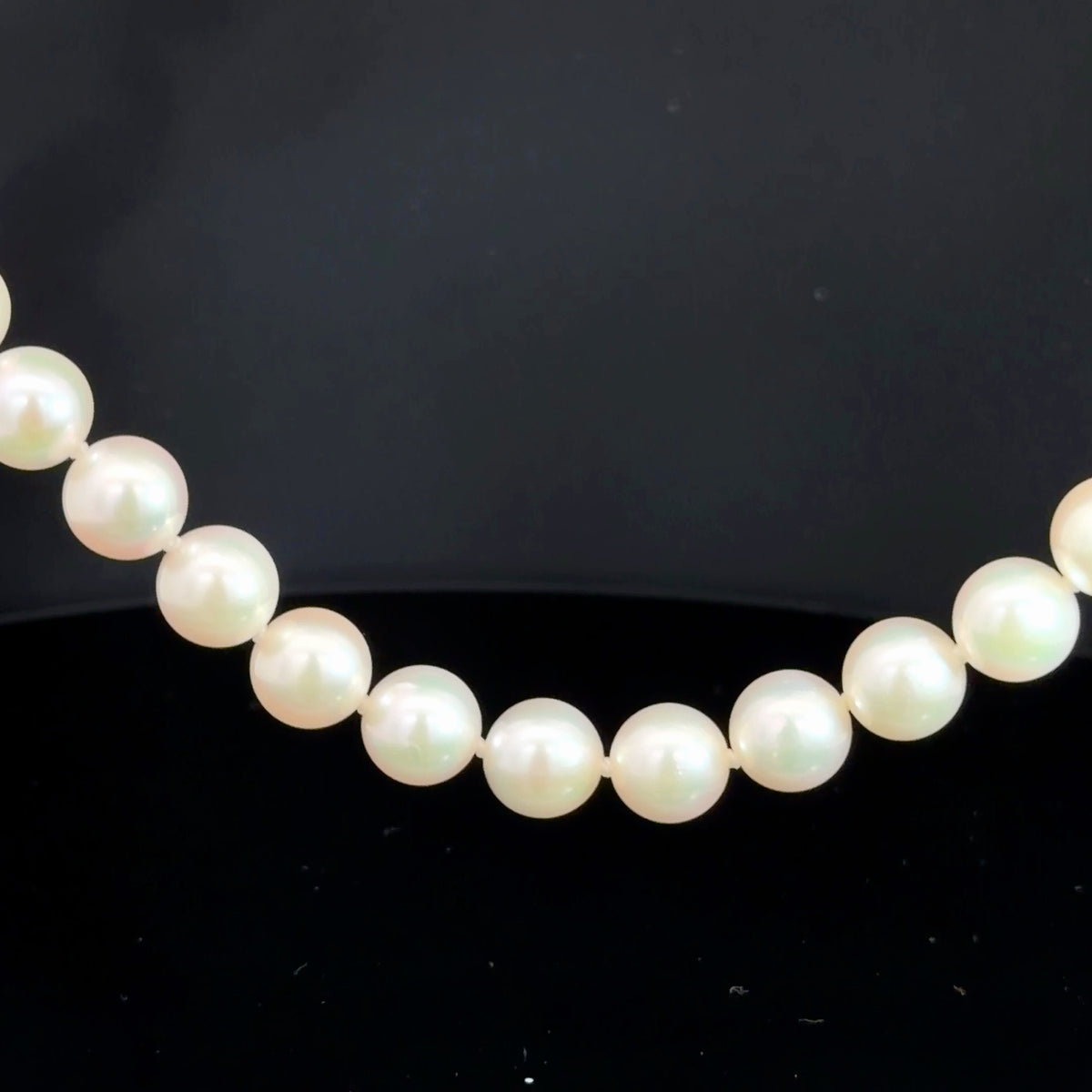 14k Yellow Gold Cultured Pearl Strand
