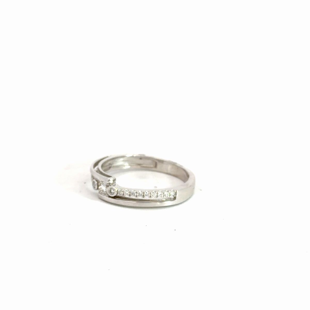 14k White Gold Diamond Fashion Ring .33cttw