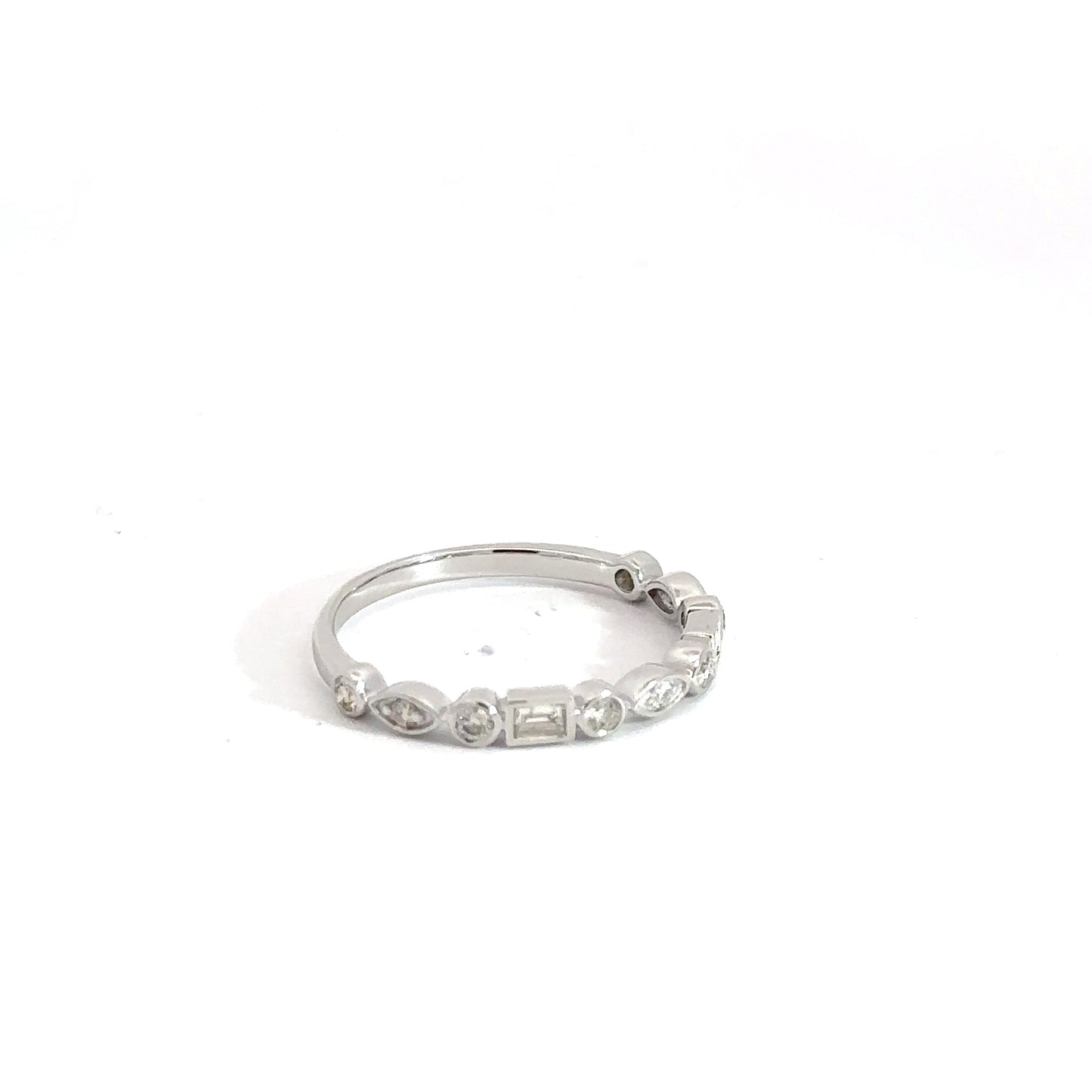 Lady's 14k White Gold Diamond Ring .26cttw