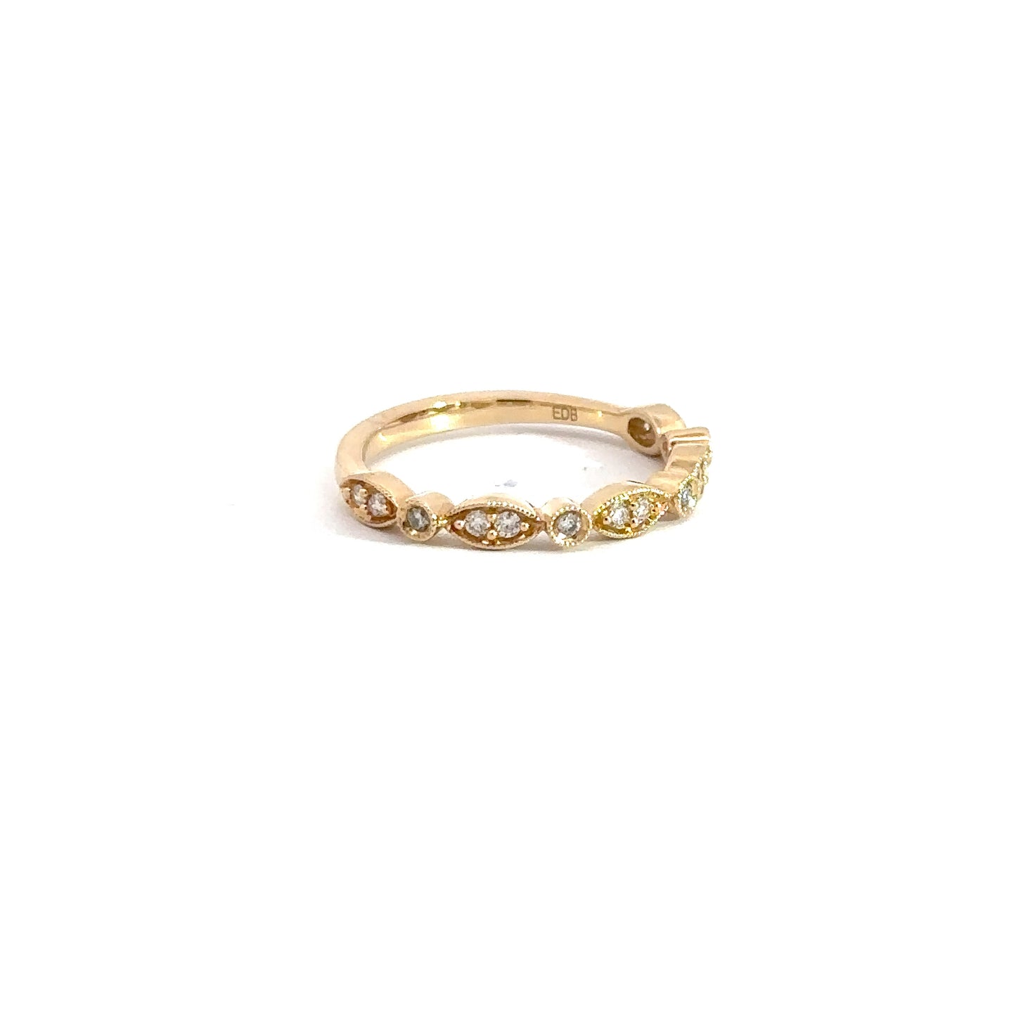 14k Yellow Gold Diamond Fashion RIng .25cttw
