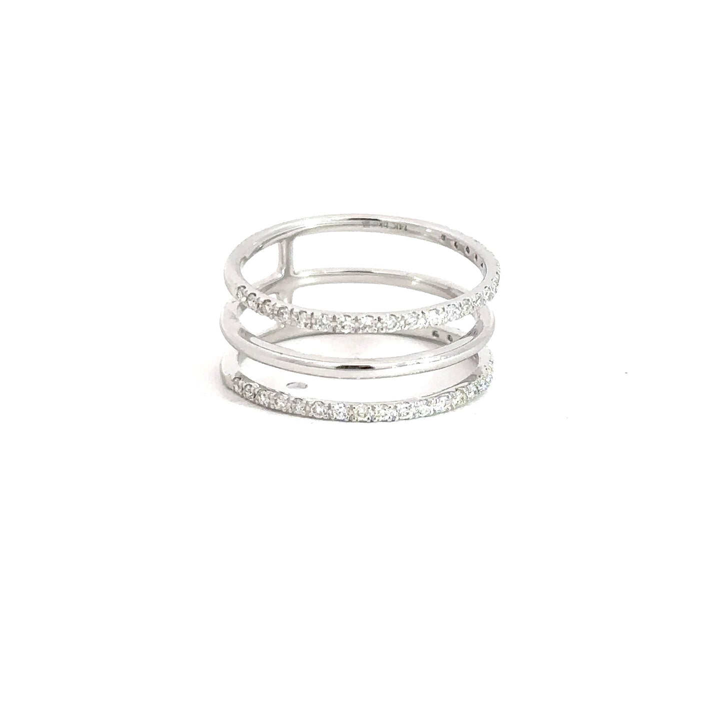 14k White Gold Diamond Fashion Ring .30cttw