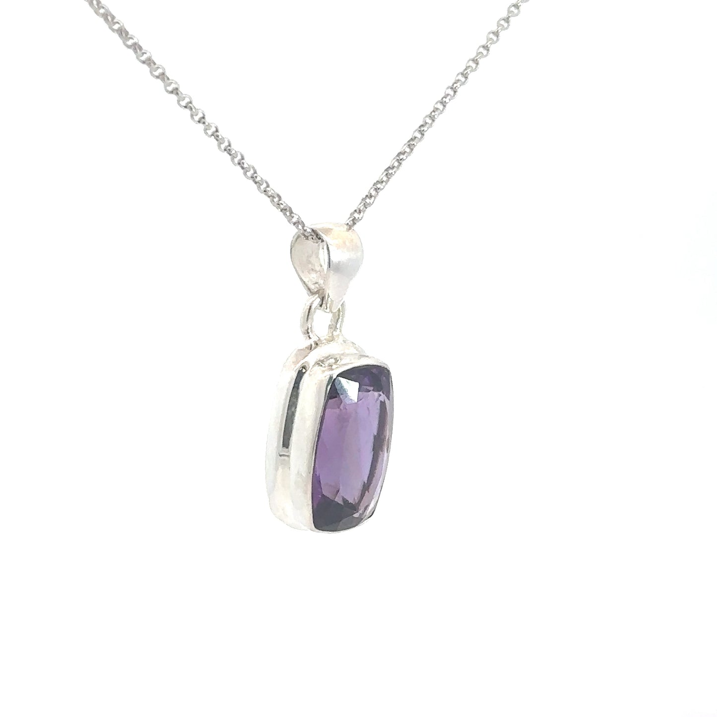 Sterling Silver Amethyst Pendant
