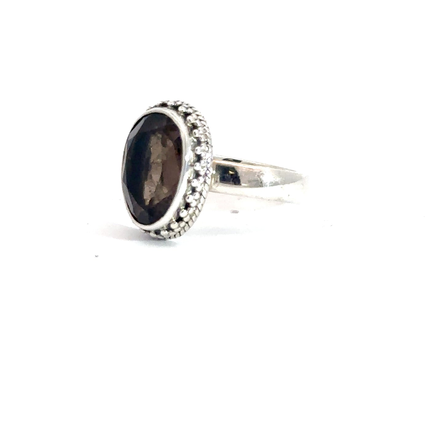Sterling Silver Smoky Quartz Ring