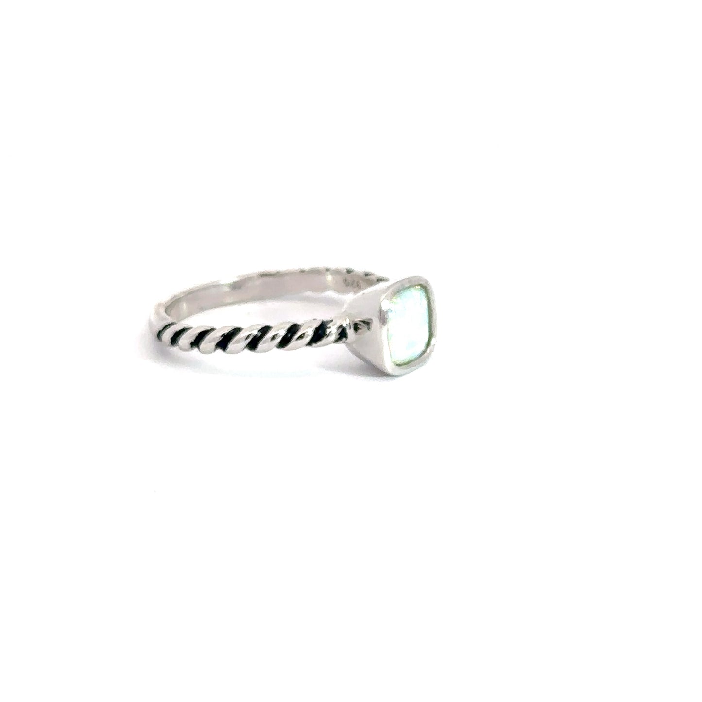 Sterling Silver Opal Ring