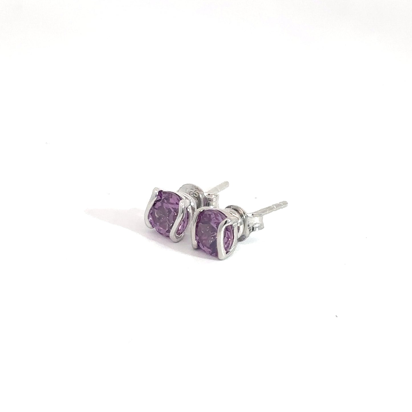 Sterling Silver Alexandrite Earrings