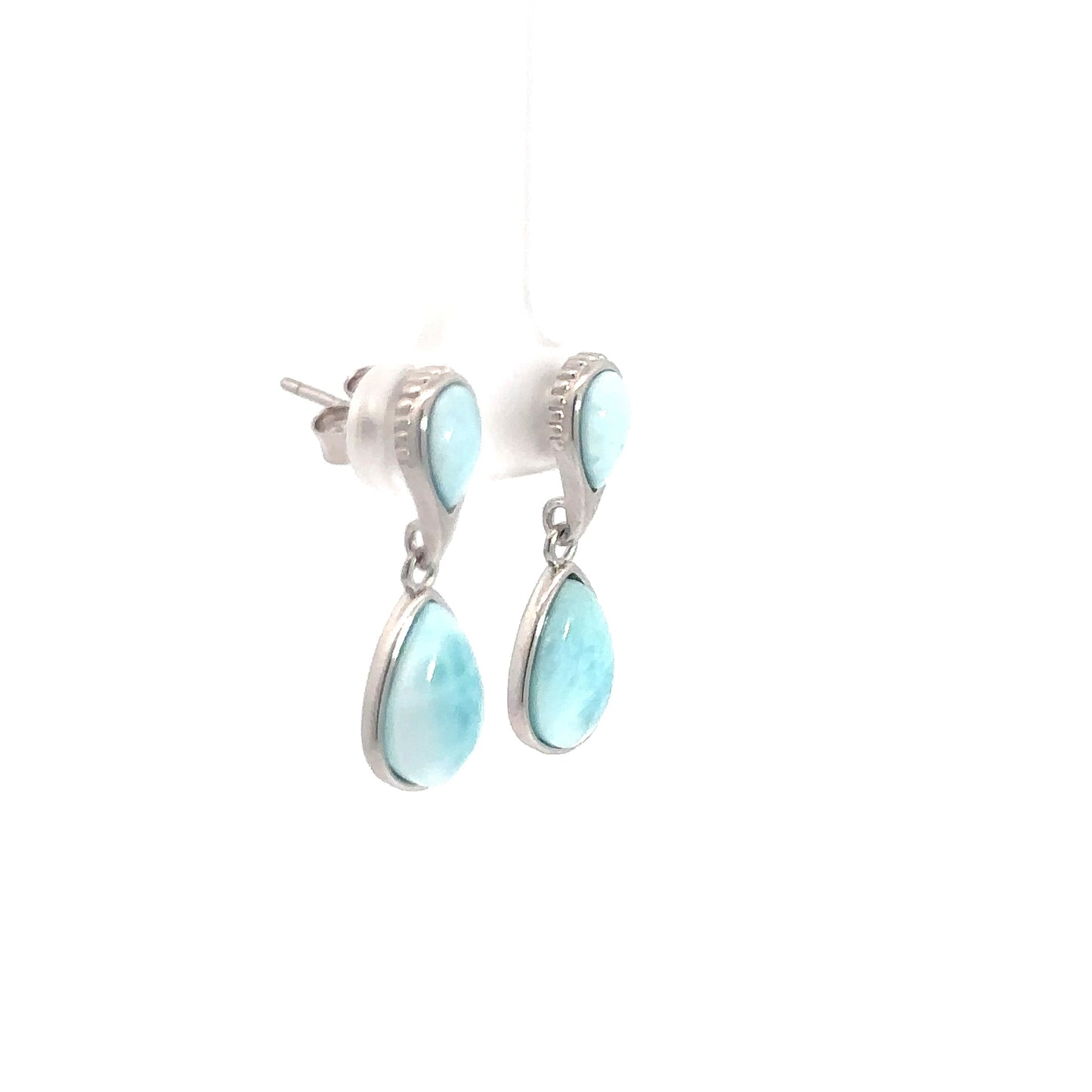 Sterling Silver Teardrop Dangle Earrings