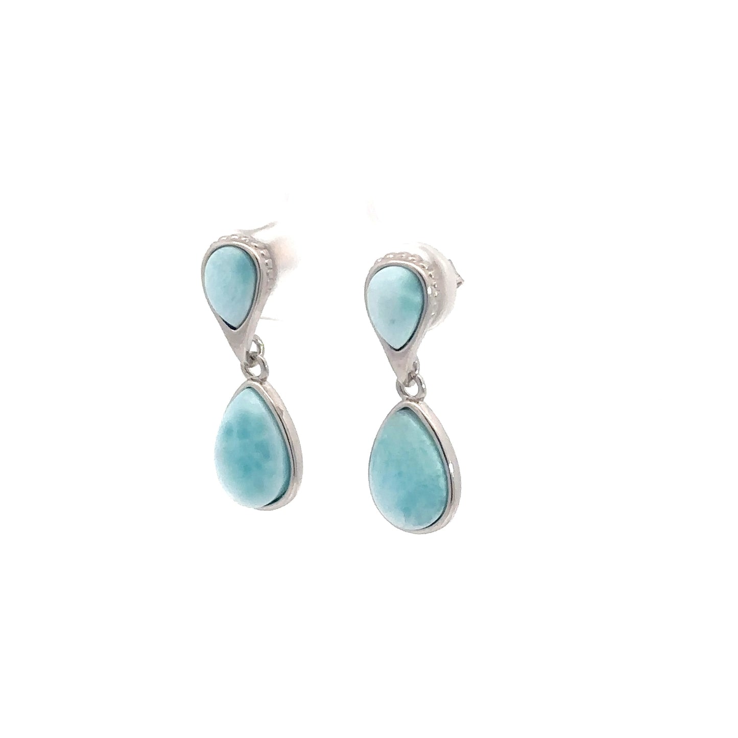 Sterling Silver Teardrop Dangle Earrings