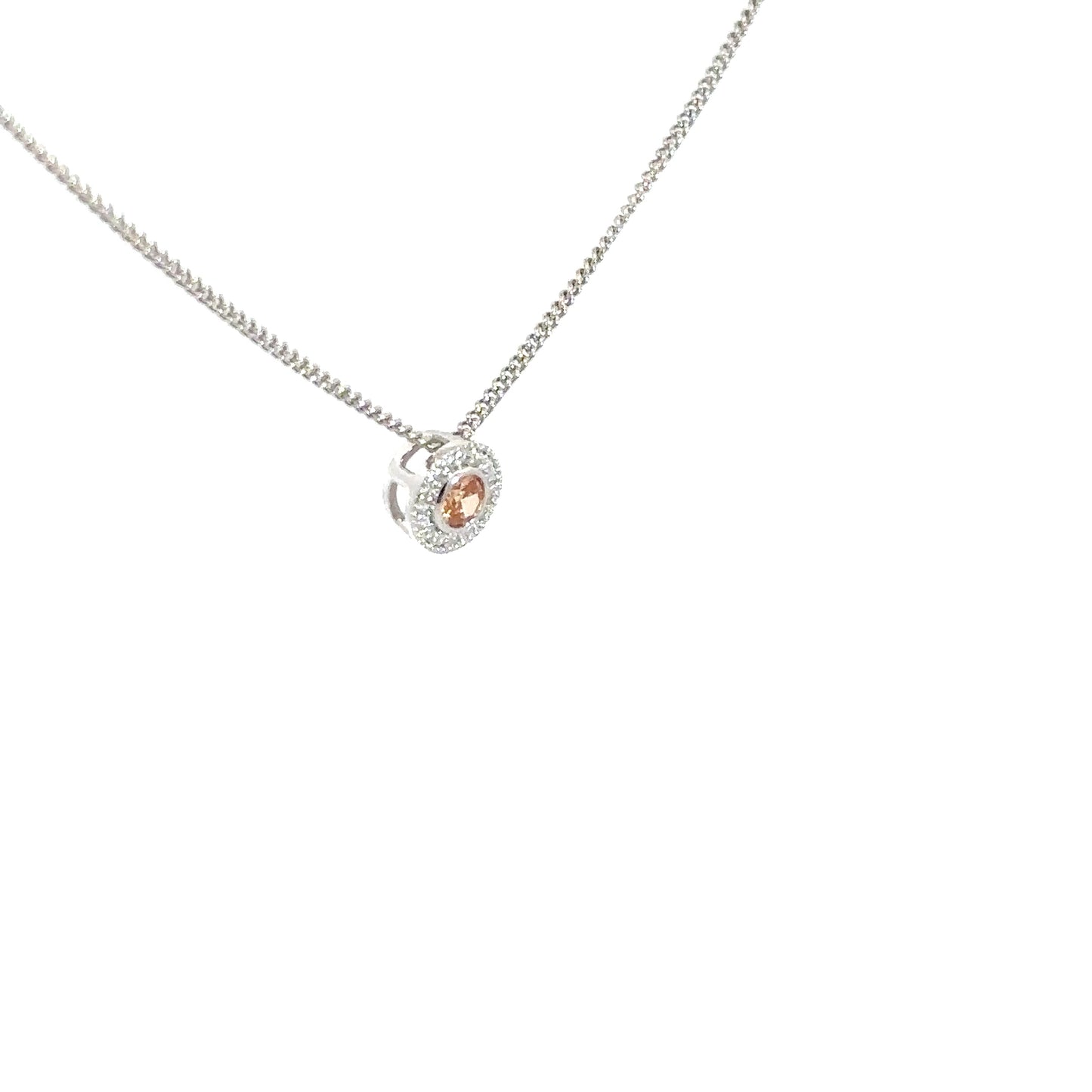 Sterling Silver Citrine Pendant