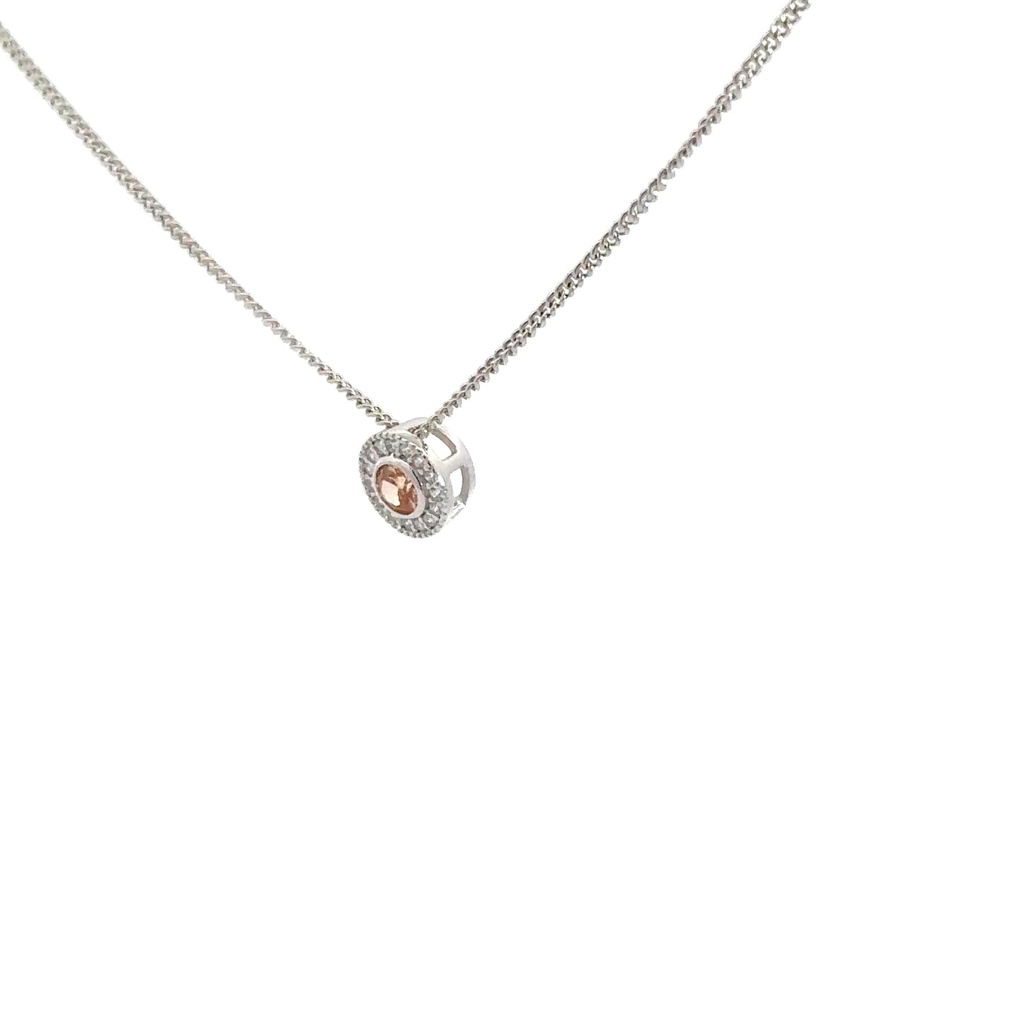 Sterling Silver Citrine Pendant