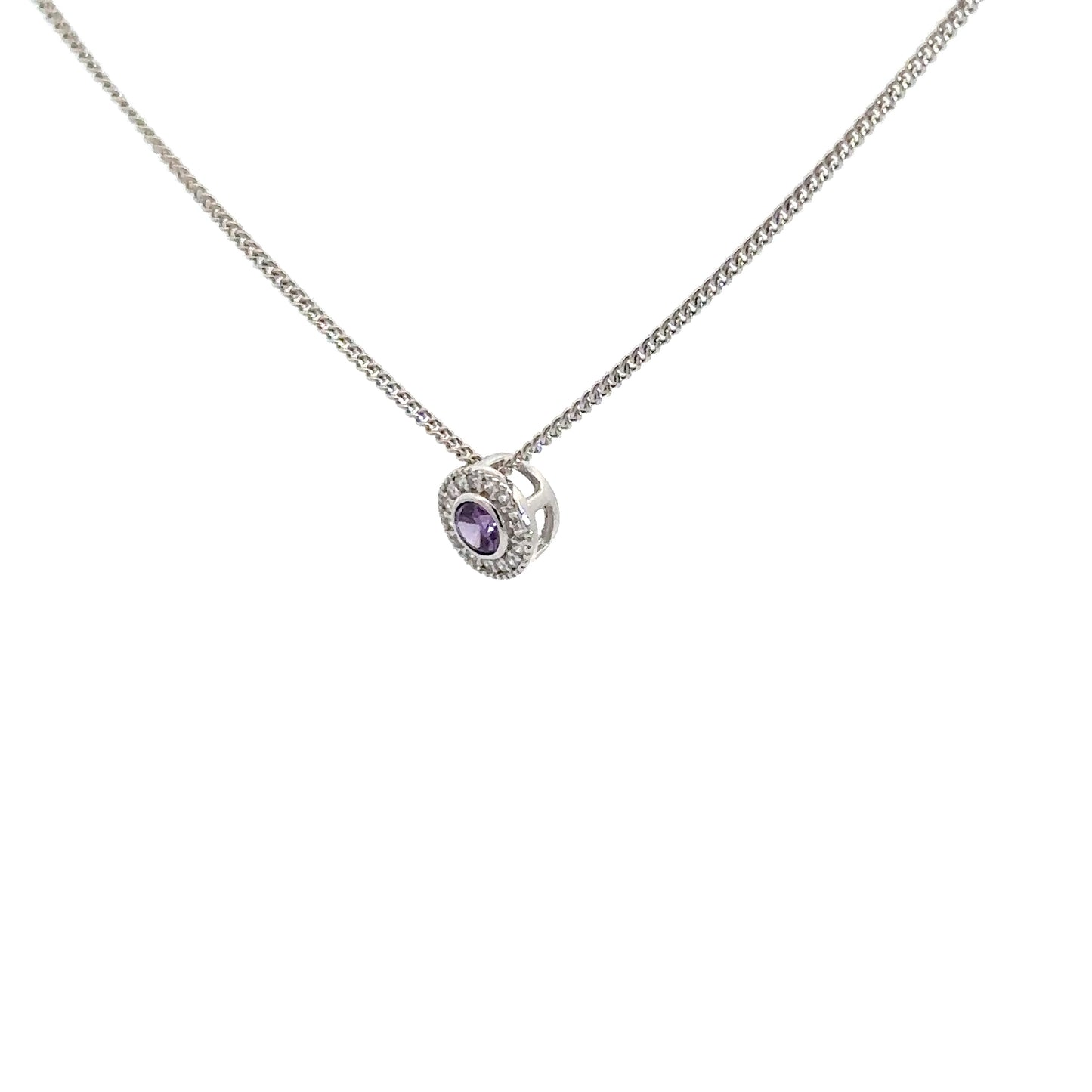 Sterling Silver Amethyst Pendant