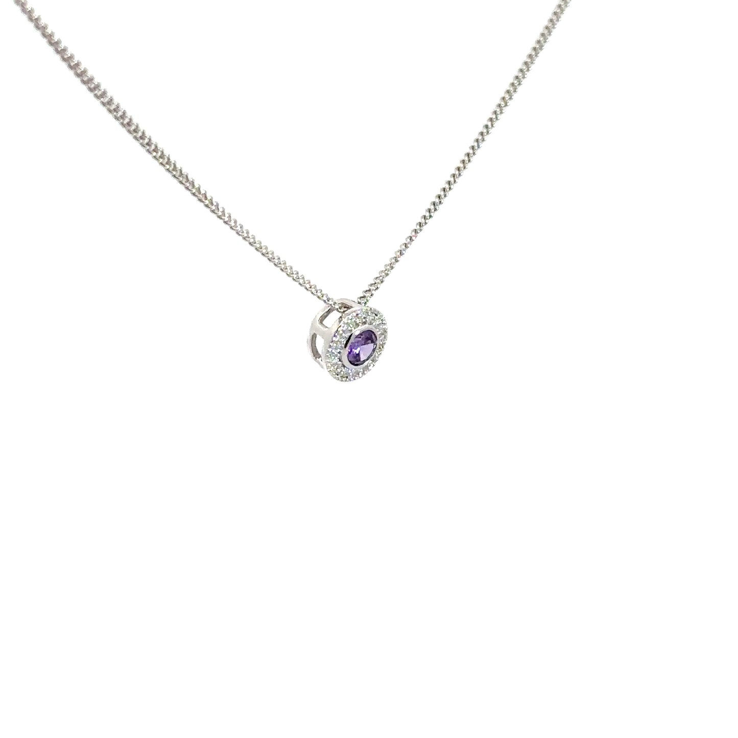 Sterling Silver Amethyst Pendant