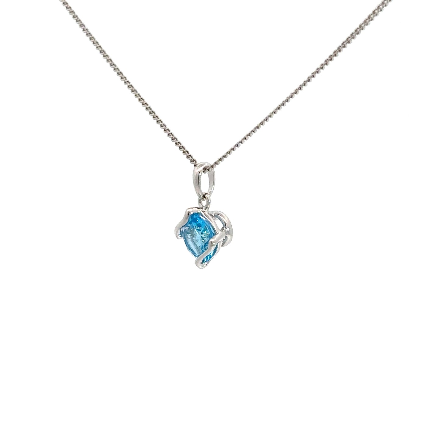Sterling Silver Blue Topaz