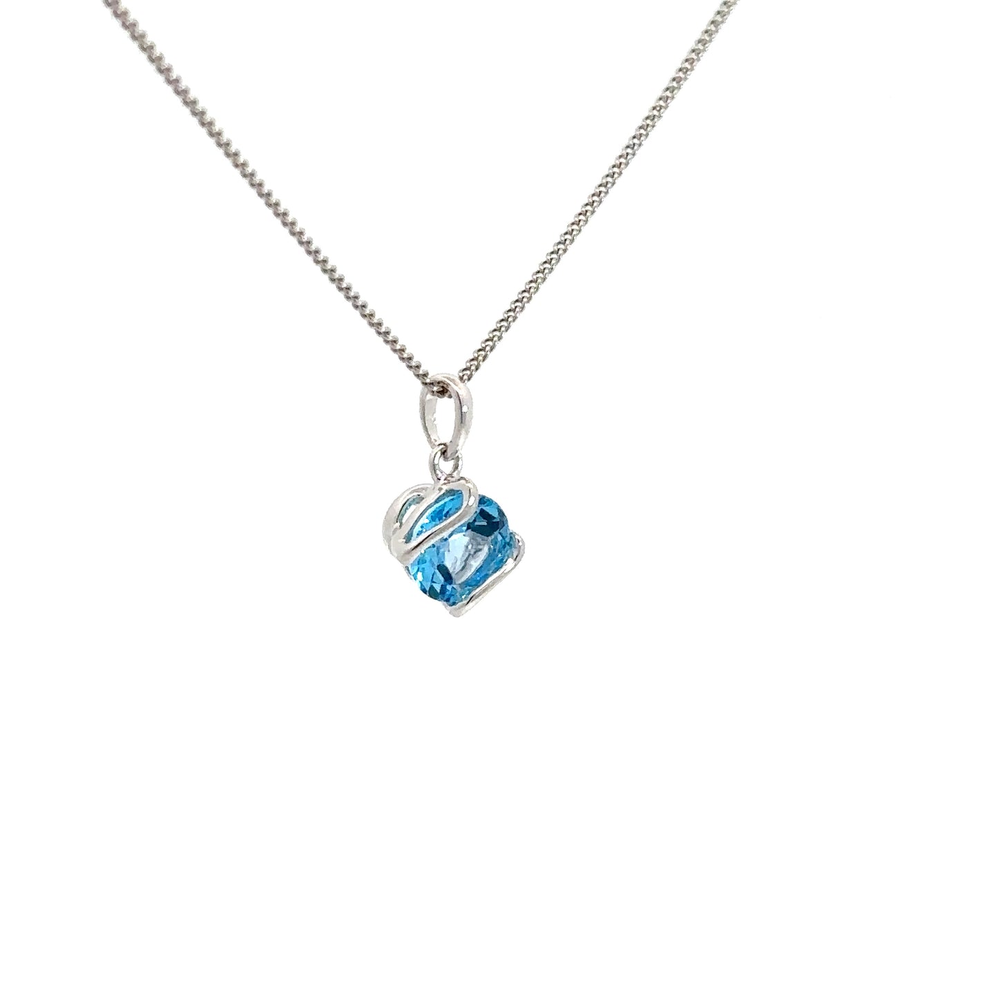 Sterling Silver Blue Topaz