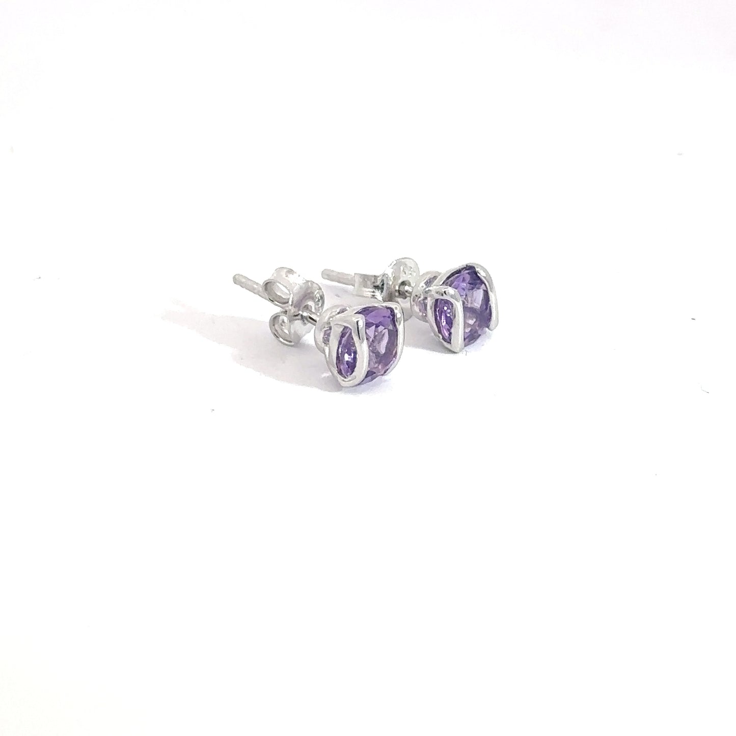 Sterling Silver Amethyst Earrings