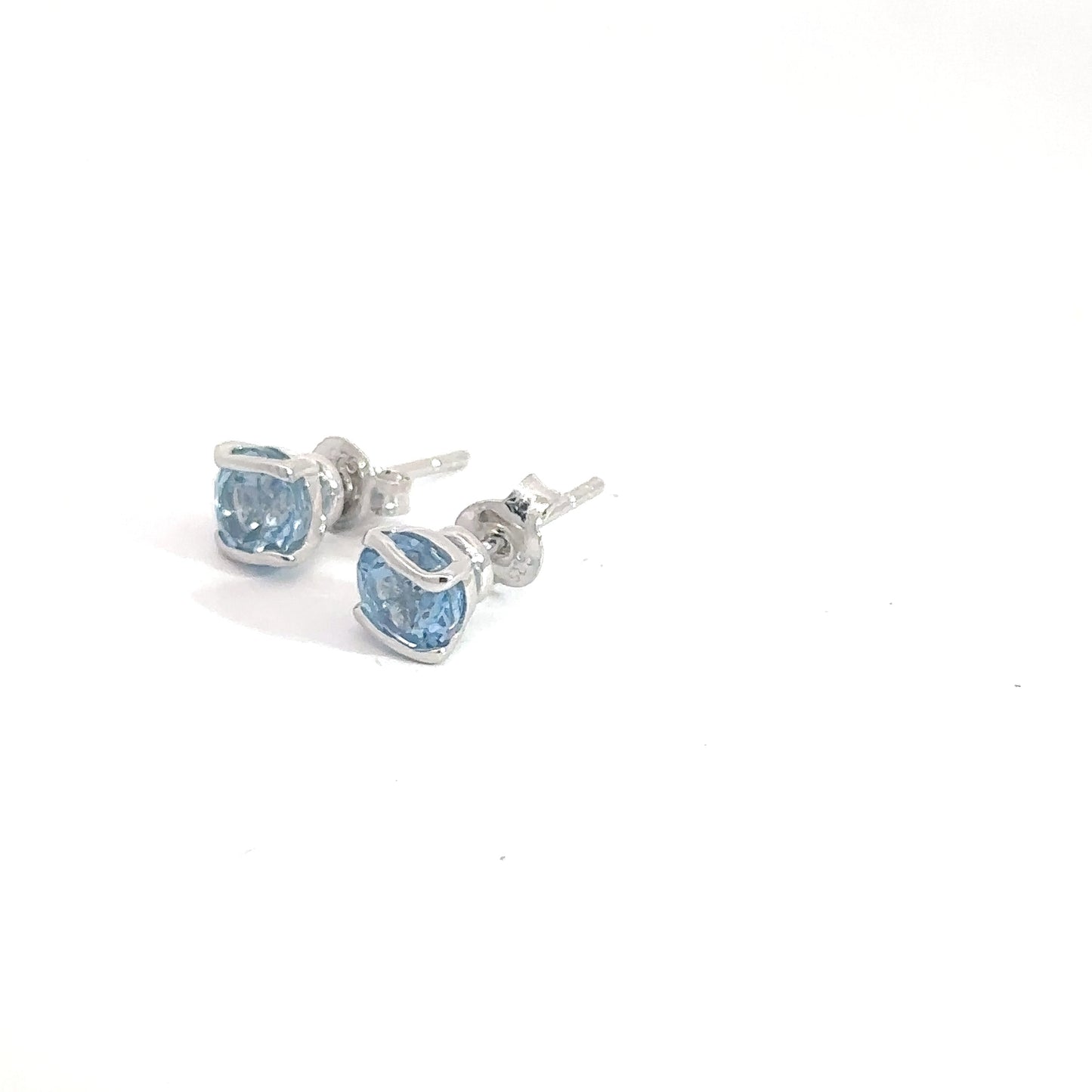 Sterling Silver Aquamarine Earrings