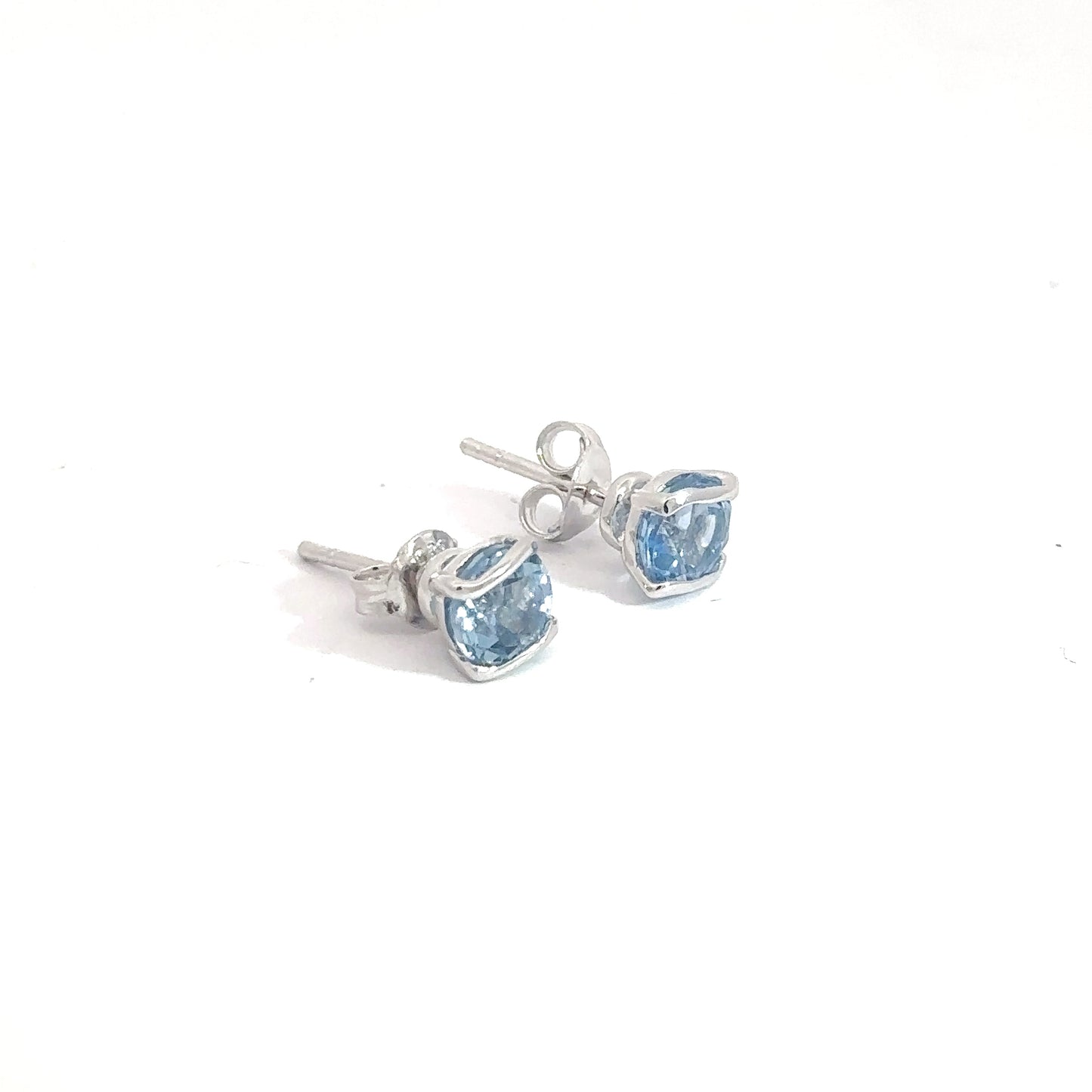 Sterling Silver Aquamarine Earrings