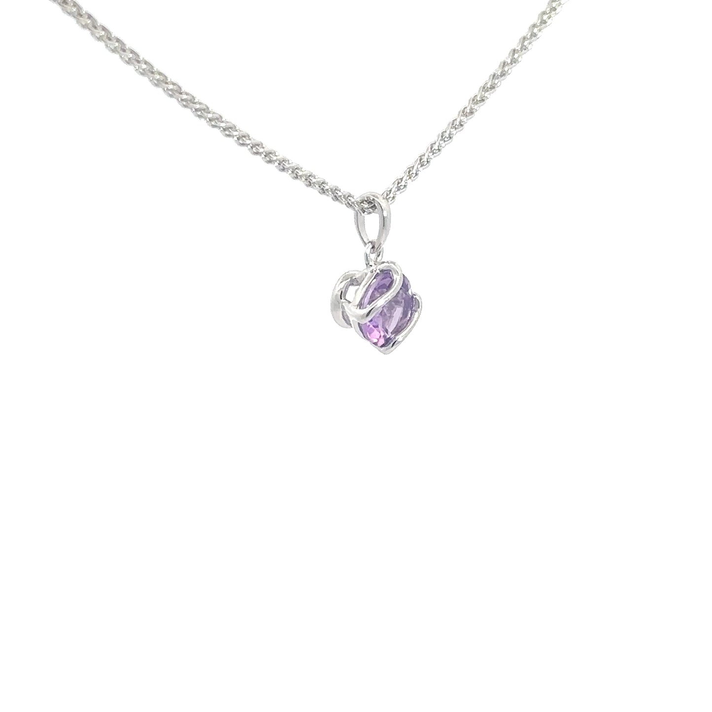 Sterling Silver Amethyst Pendant