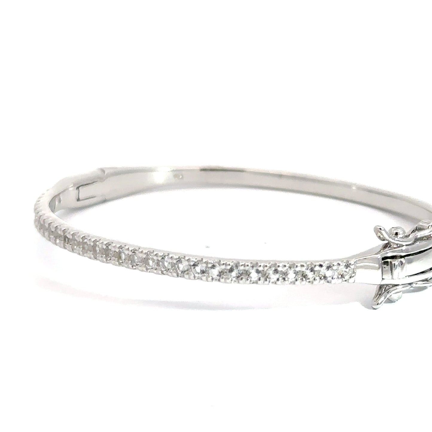 Sterling Silver White Topaz Bracelet
