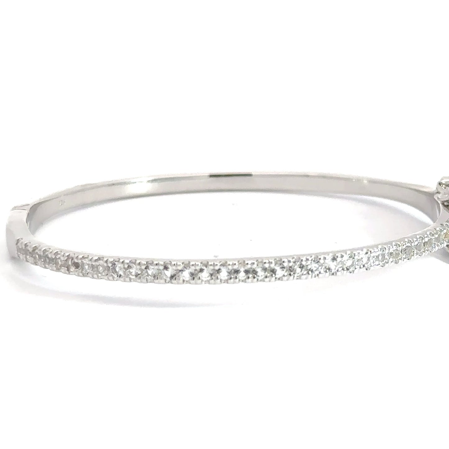 Sterling Silver White Topaz Bracelet