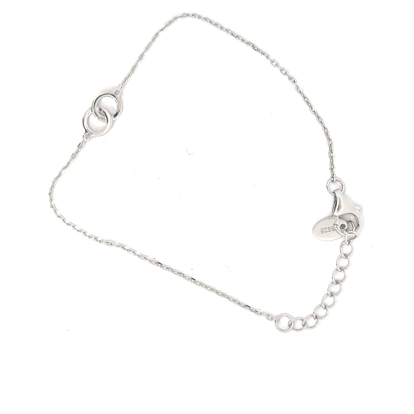 Sterling Silver Two Circle Bracelet