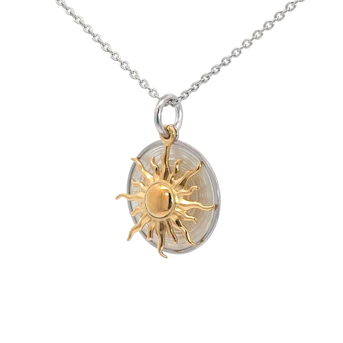 Sterling Silver Sun Pendant
