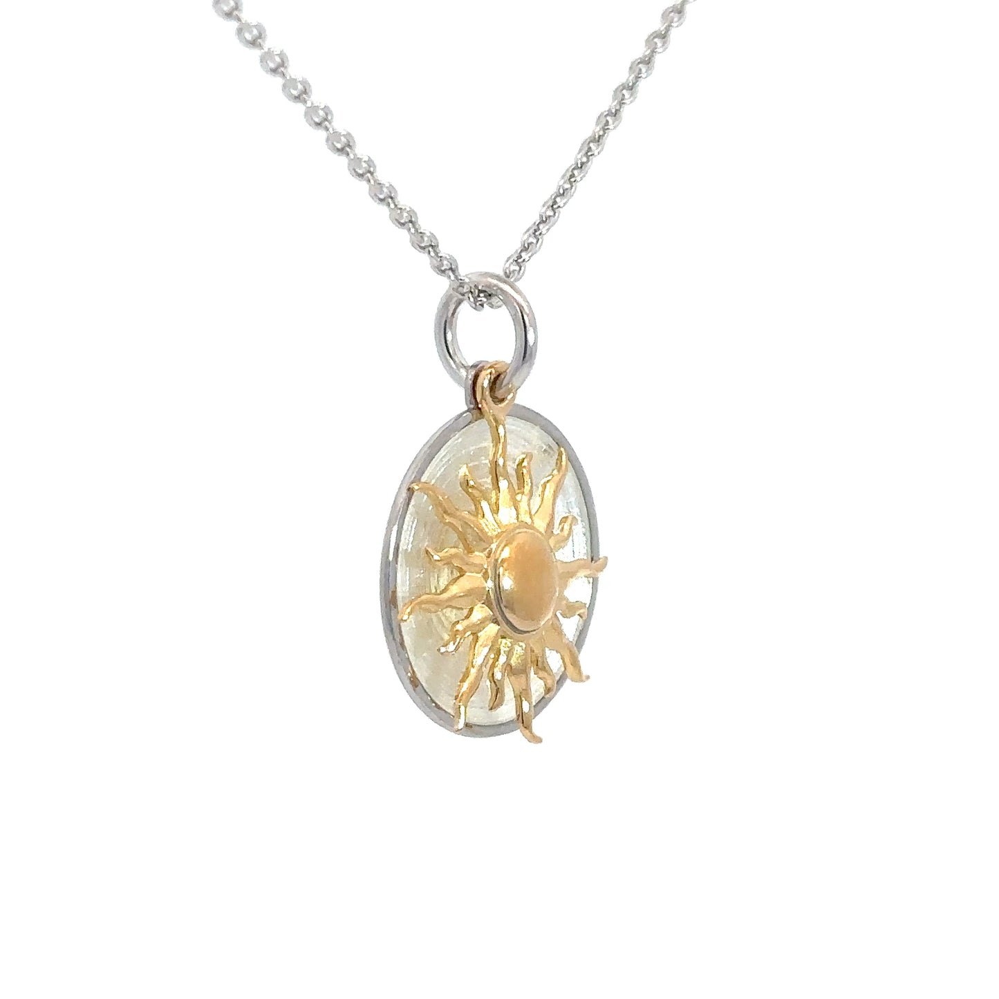 Sterling Silver Sun Pendant