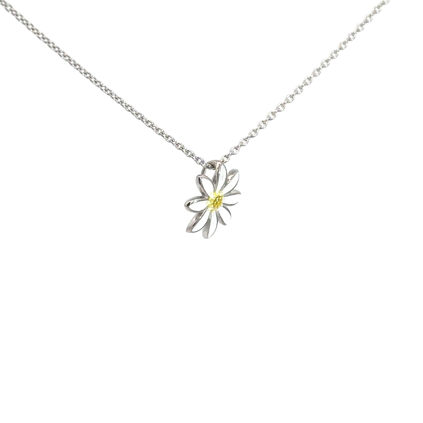 Sterling Silver Daisy Pendant