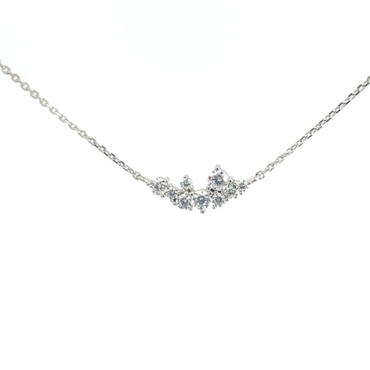 Sterling Silver Simulated Diamond Pendant