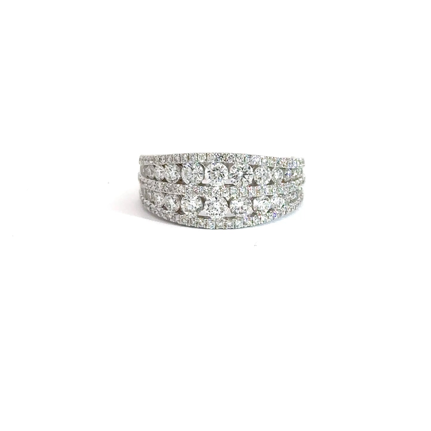 14k White Gold 2cttw Round Diamond Ring