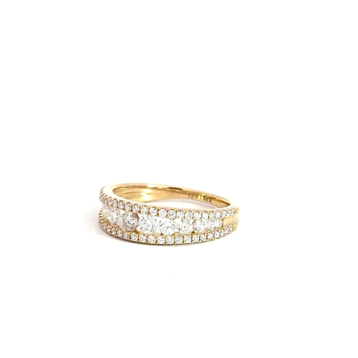 14k Yellow Gold Diamond Fashion Ring 1.25cttw