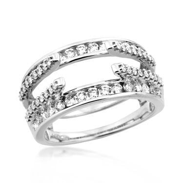 14k White Gold Diamond Enhancer 1cttw