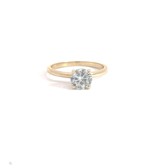 14k Yellow Gold 1ct Lab Grown Diamond Engagement Ring