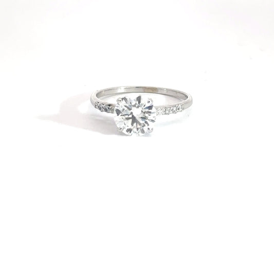 14k White Gold Lab Grown Diamond Engagement Ring 1.71cttw