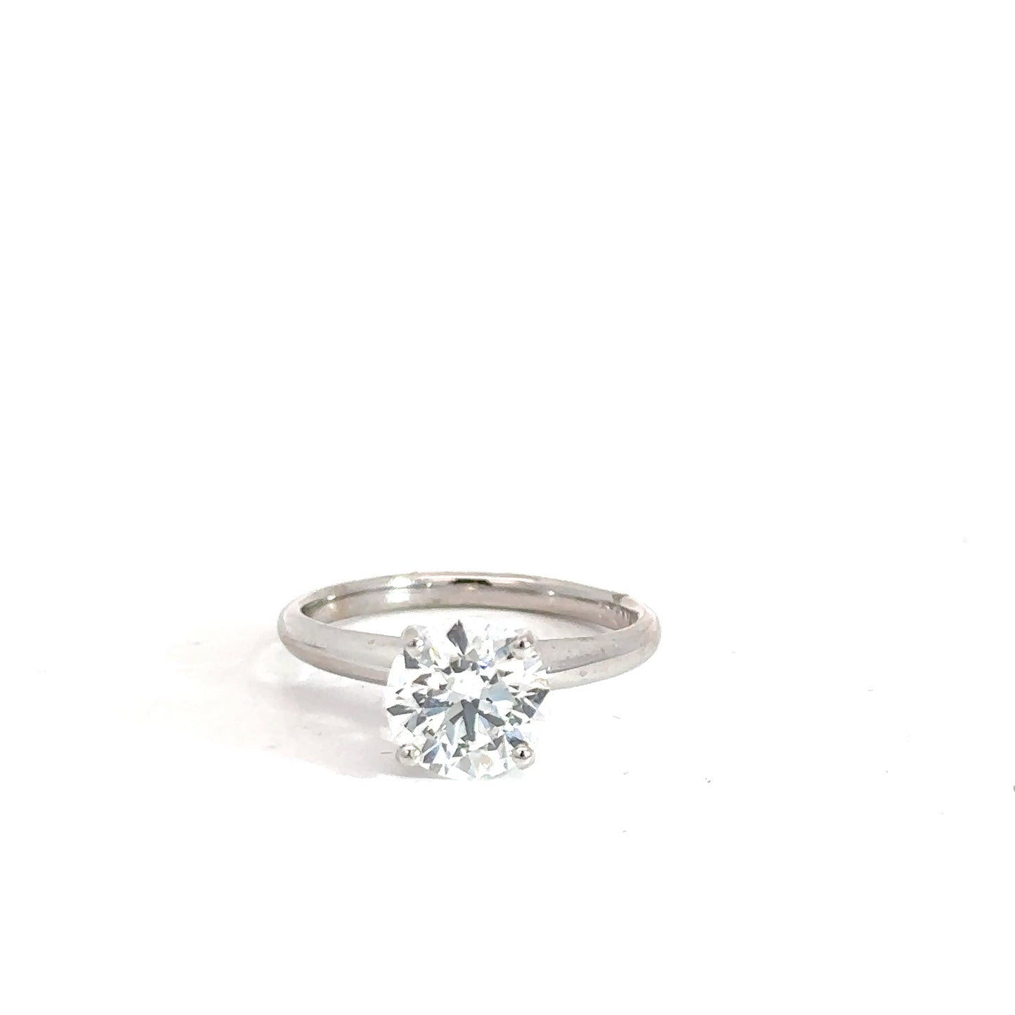 14k White Gold Lab Grown Diamond Solitaire 2cttw