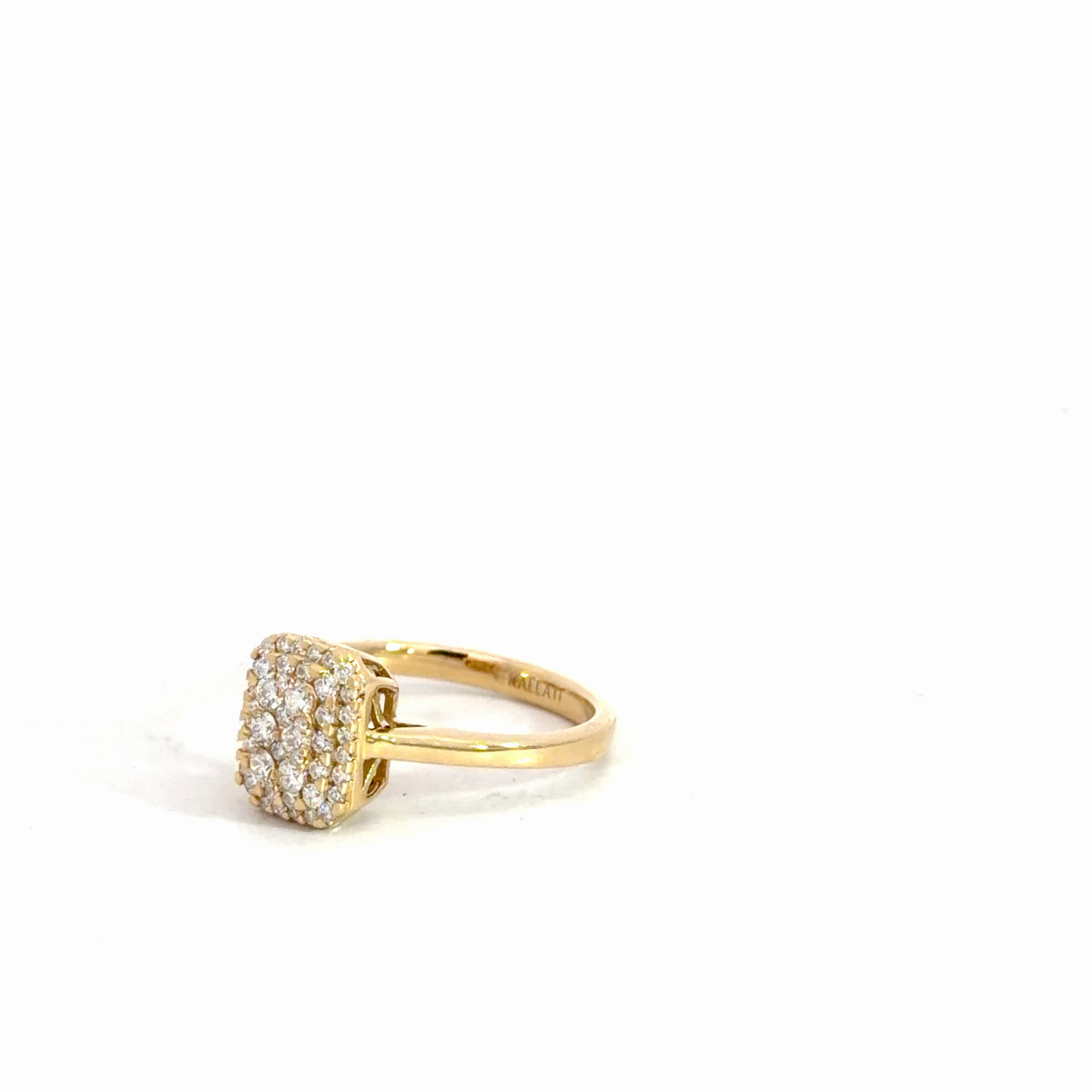 14k Yellow Gold Diamond Ring 5/8cttw